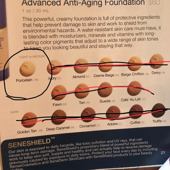 Porcelain shade Anti aging foundation. - Picture 3 of 6